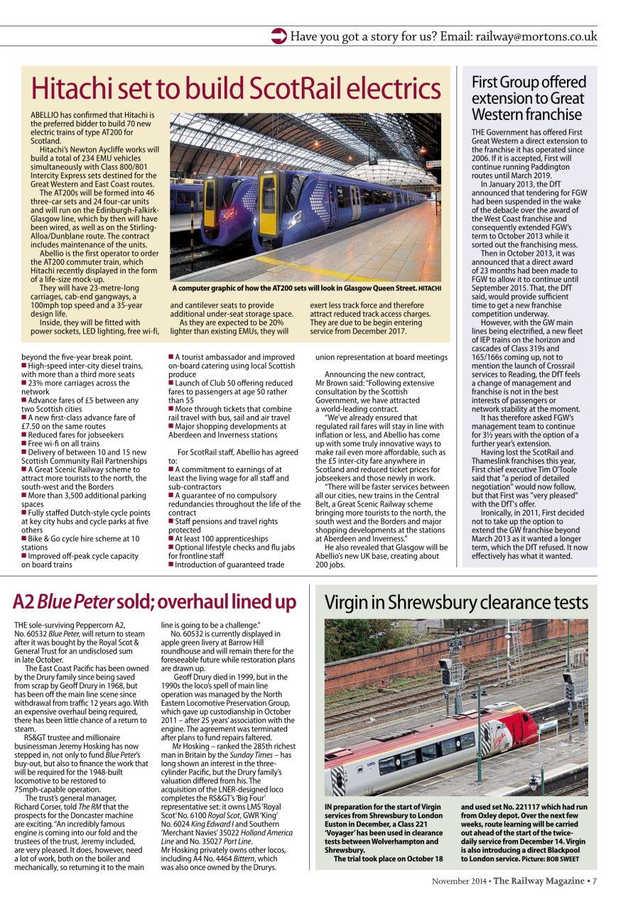 Railway Magazine Preview Pages