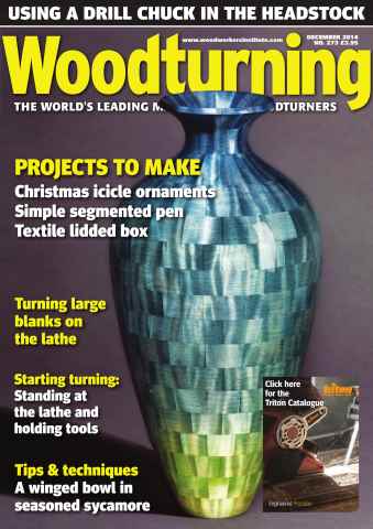 Woodturning issue December 2014
