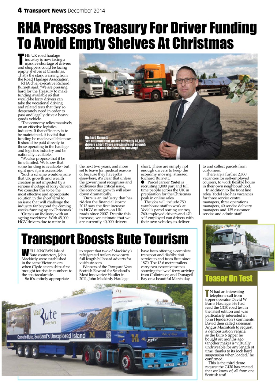 Transport News Preview Pages