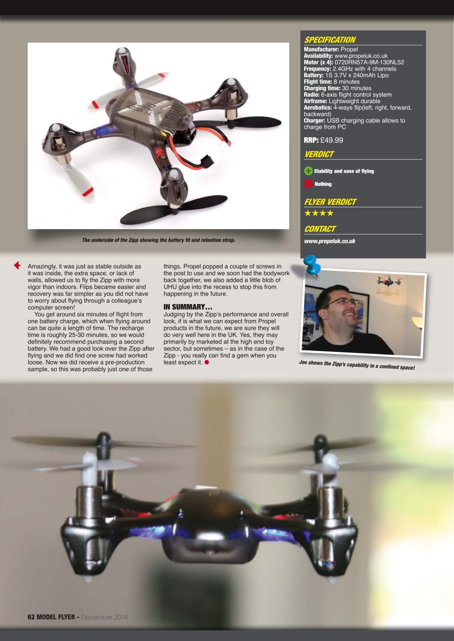 Radio Control Model Flyer Preview Pages