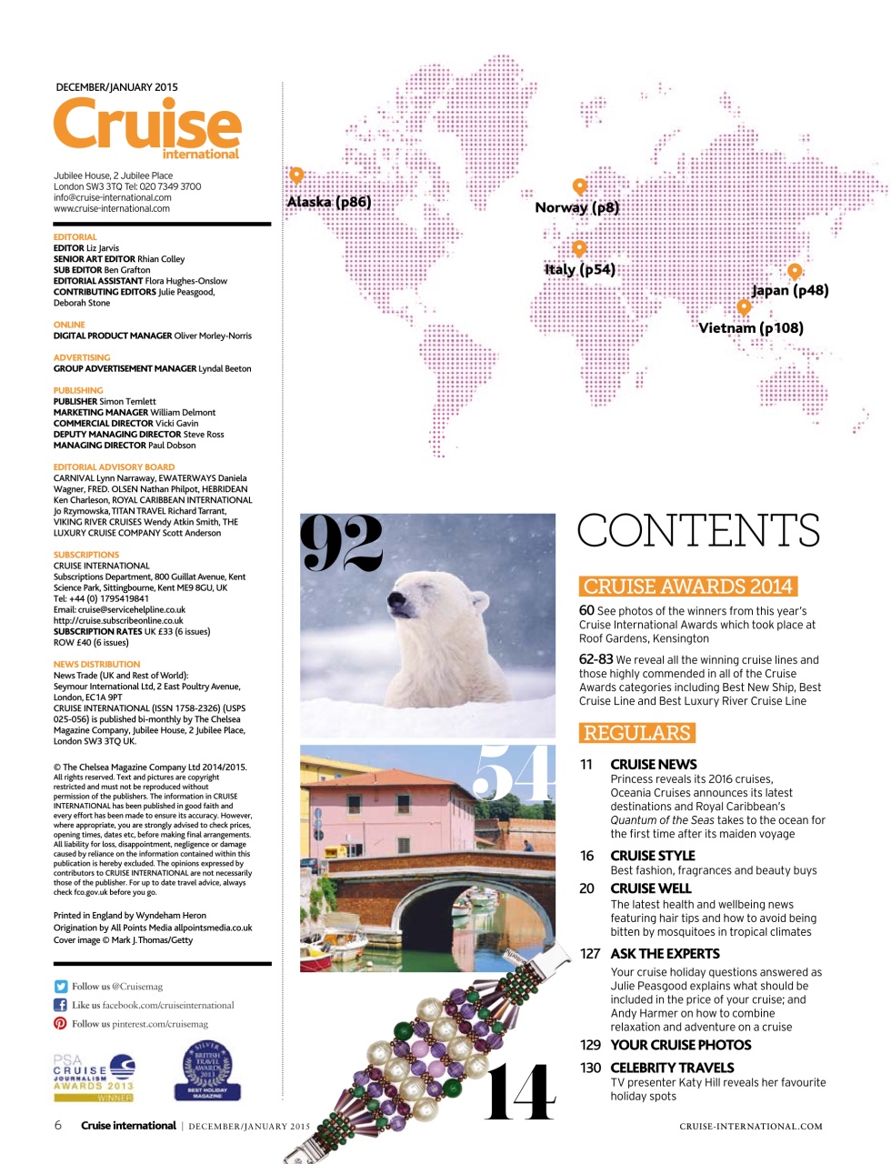 Cruise & Travel Preview Pages