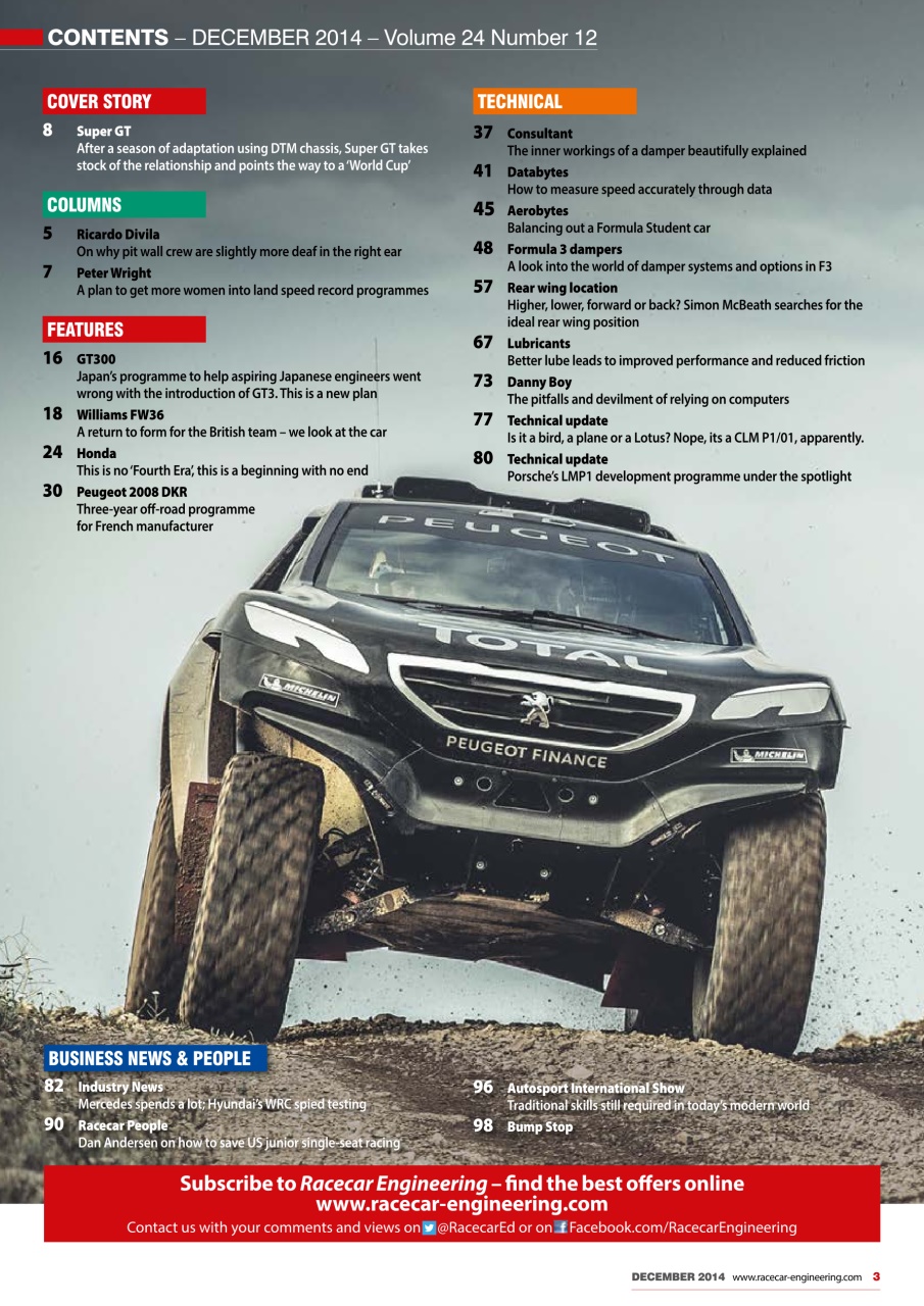 Racecar Engineering Preview Pages