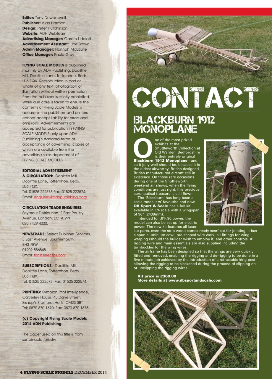 Flying Scale Models Preview Pages