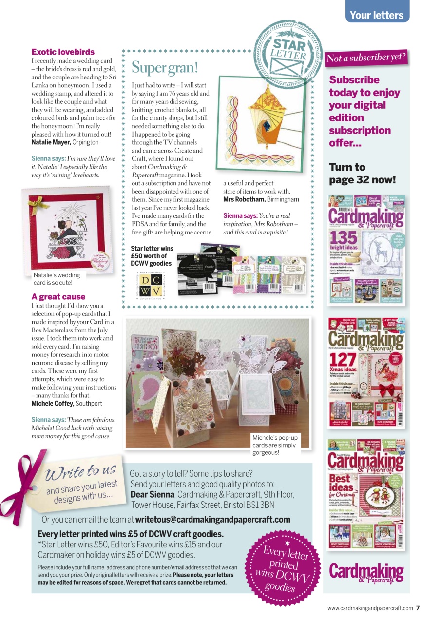 Cardmaking & Papercraft Preview Pages