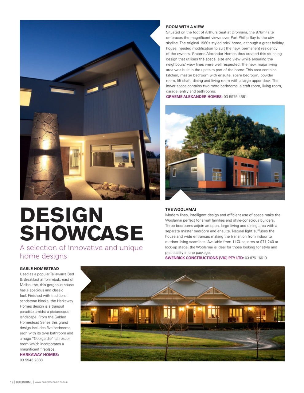 Build Home Victoria Preview Pages