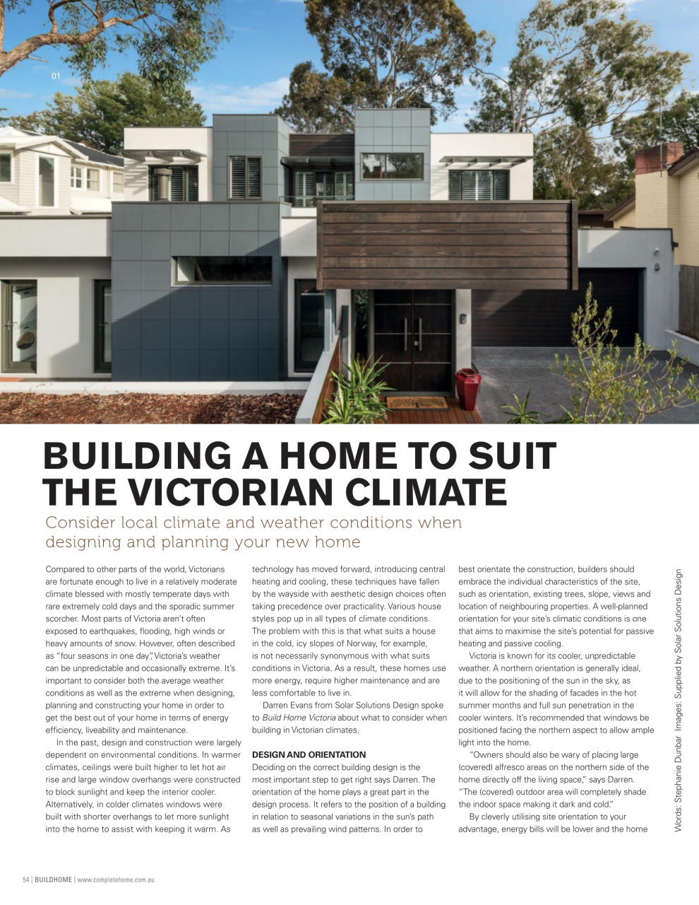 Build Home Victoria Preview Pages
