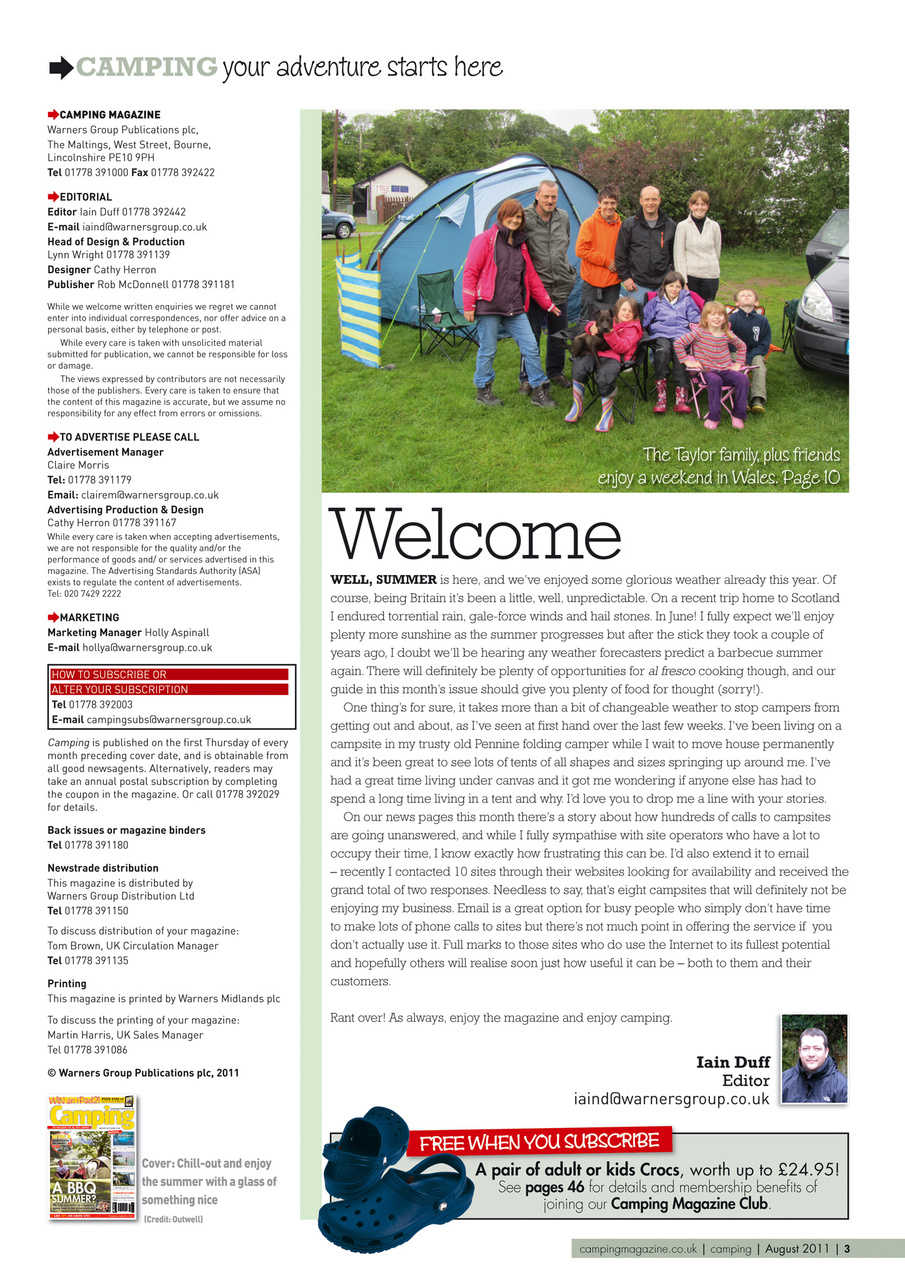 Camping Preview Pages