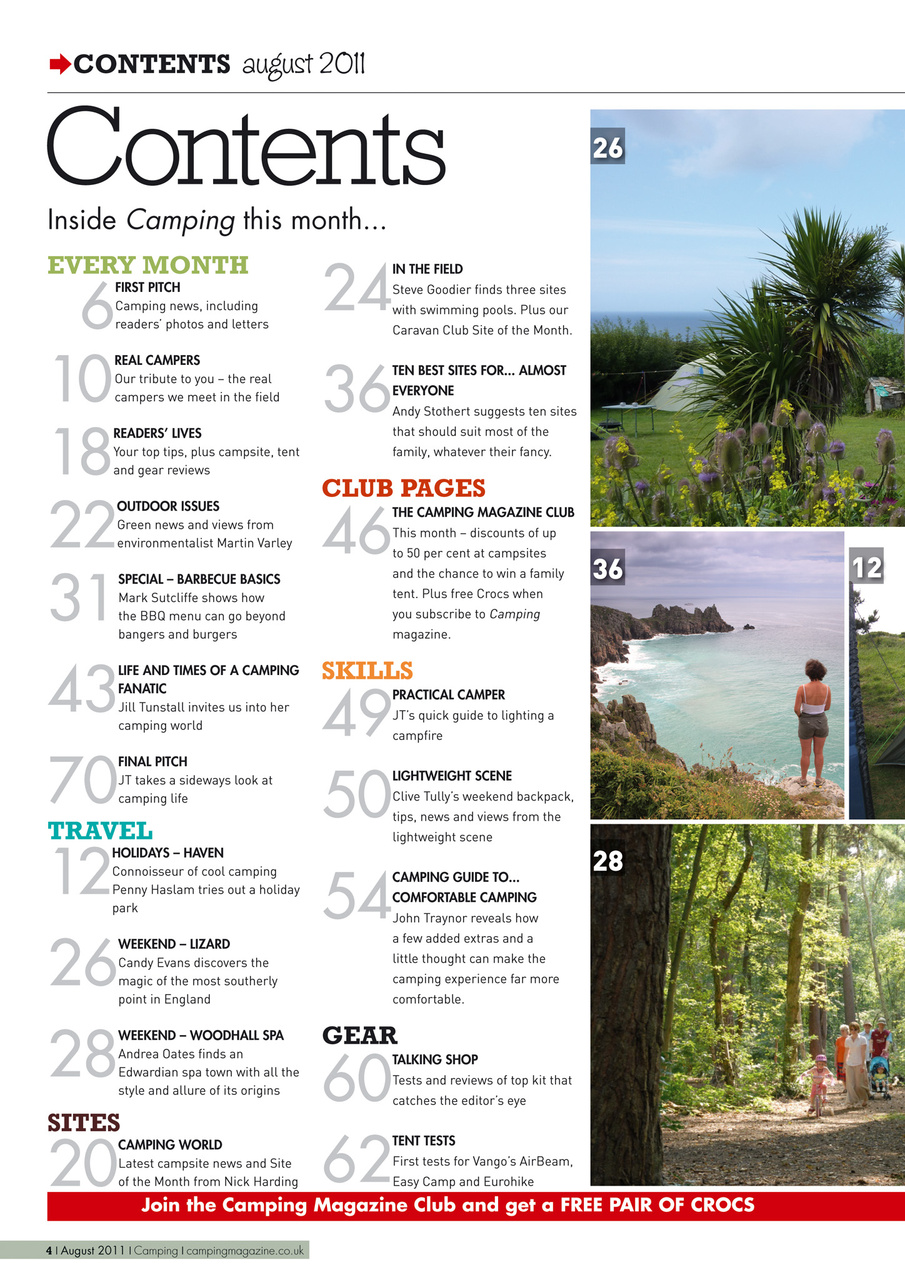 Camping Preview Pages