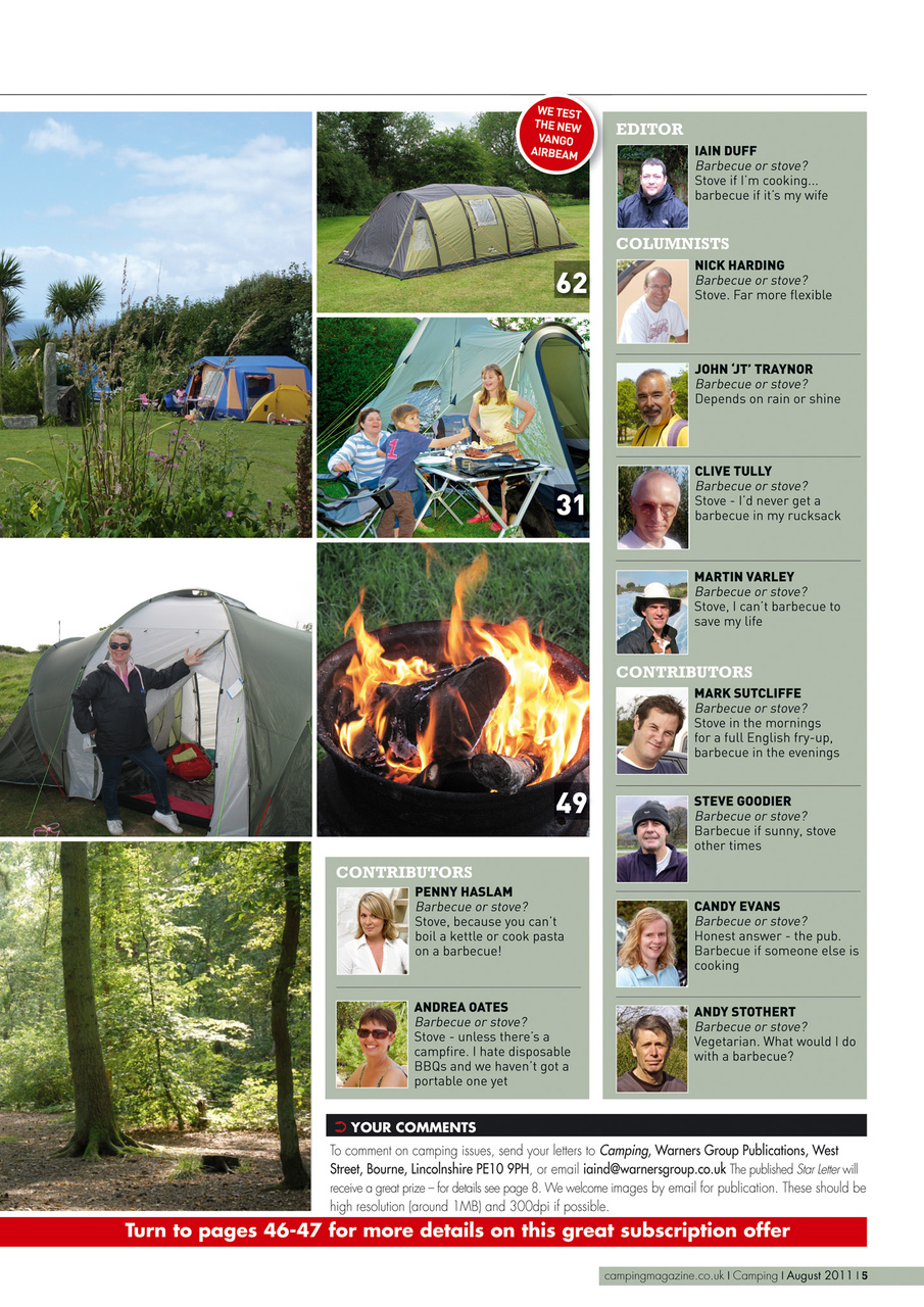 Camping Preview Pages