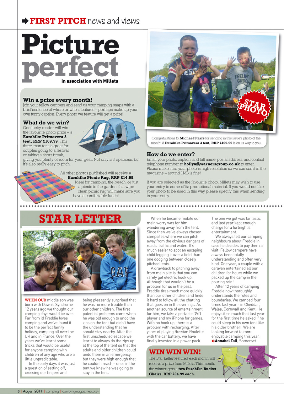 Camping Preview Pages