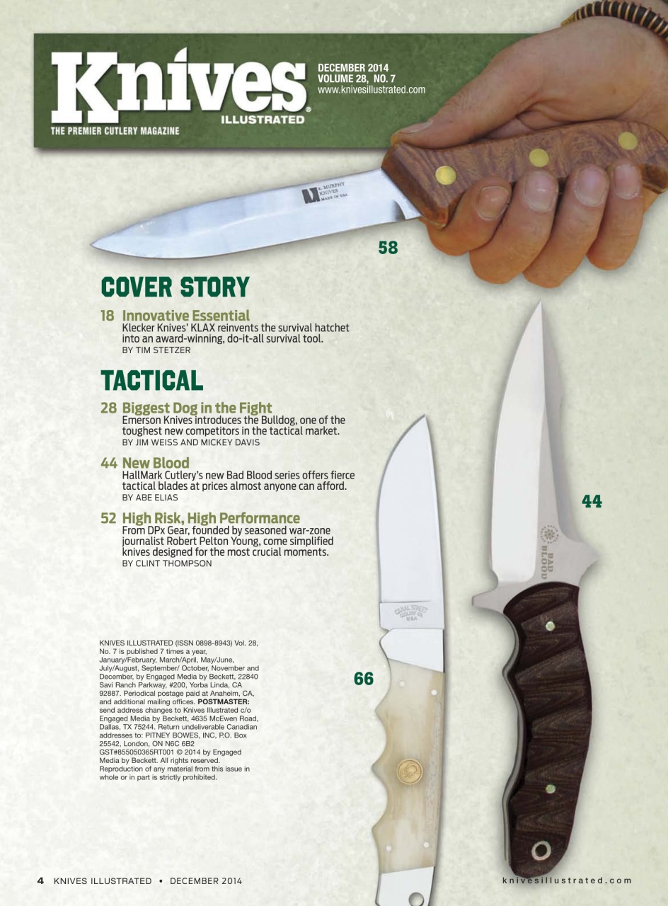 Knives Illustrated Preview Pages