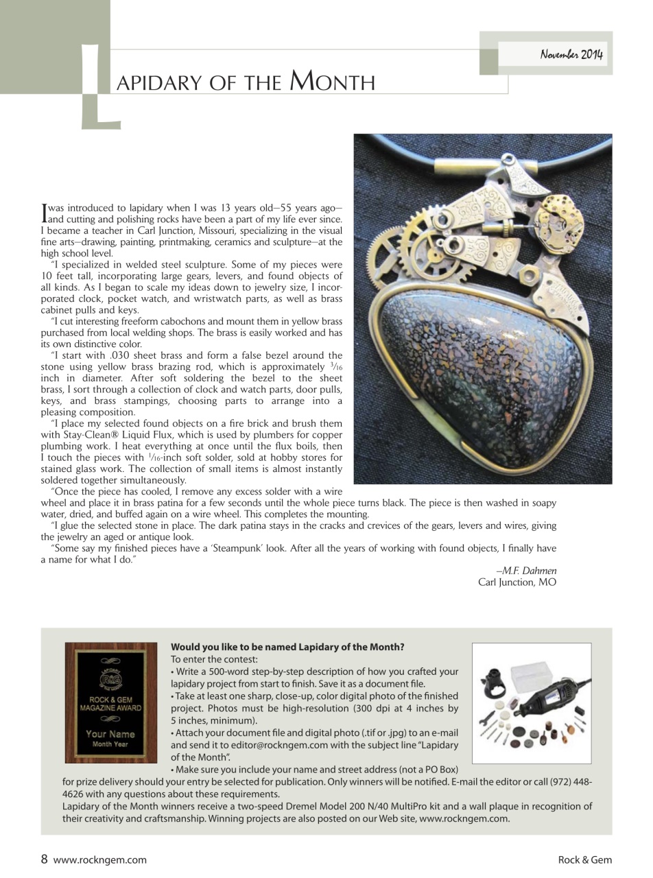 Rock&Gem Magazine Preview Pages