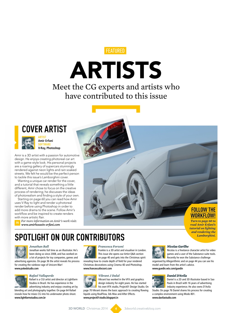 3D World Preview Pages