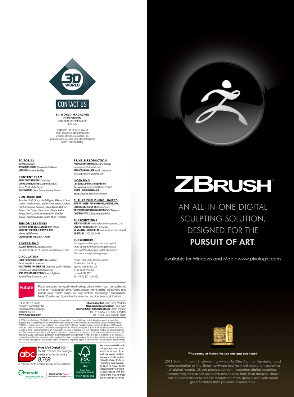 3D World Preview Pages