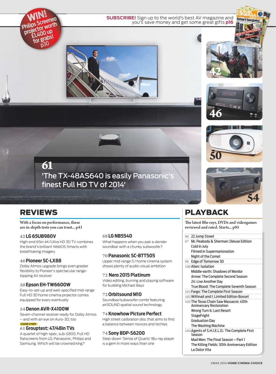 Home Cinema Choice Preview Pages