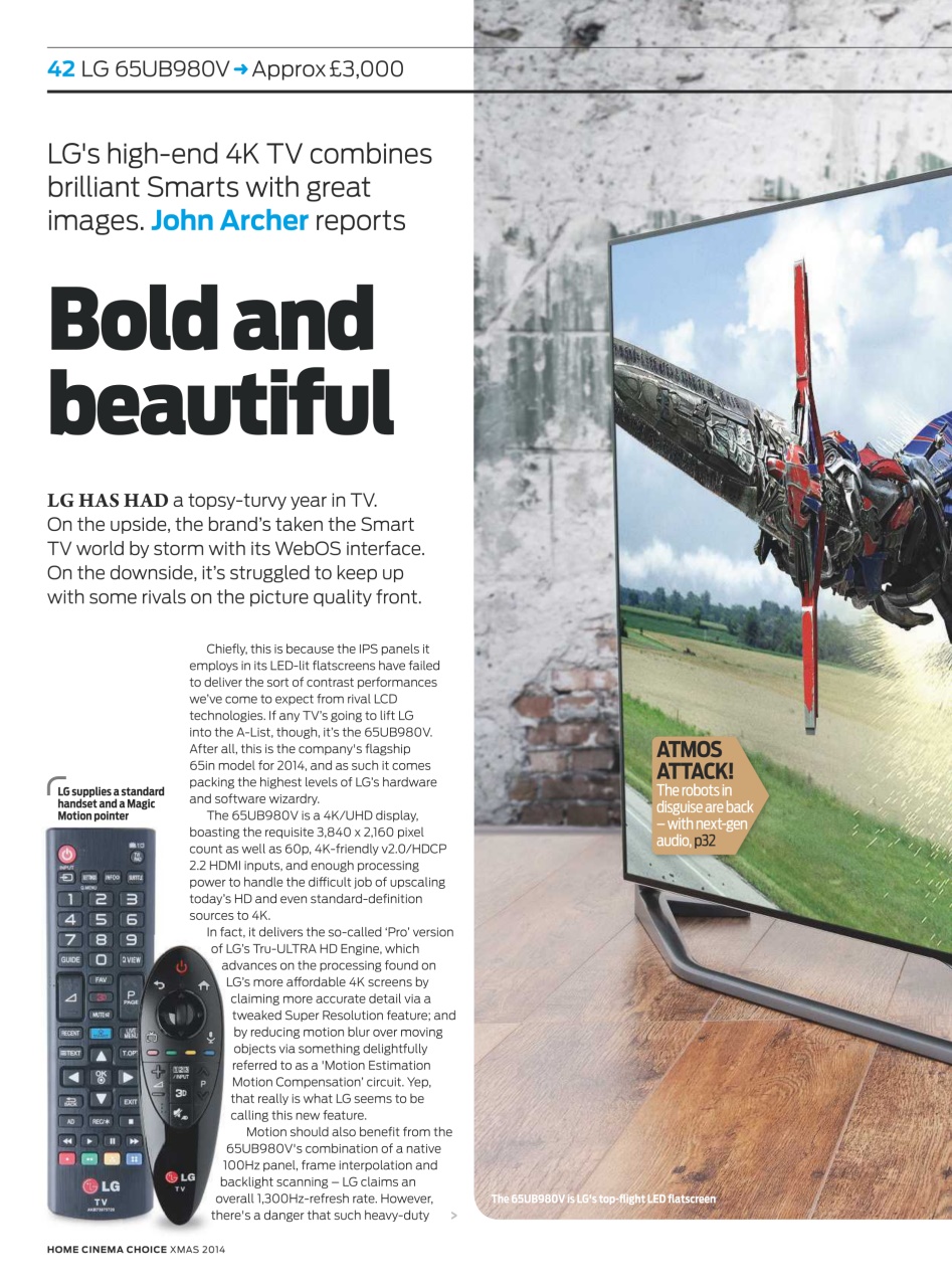 Home Cinema Choice Preview Pages