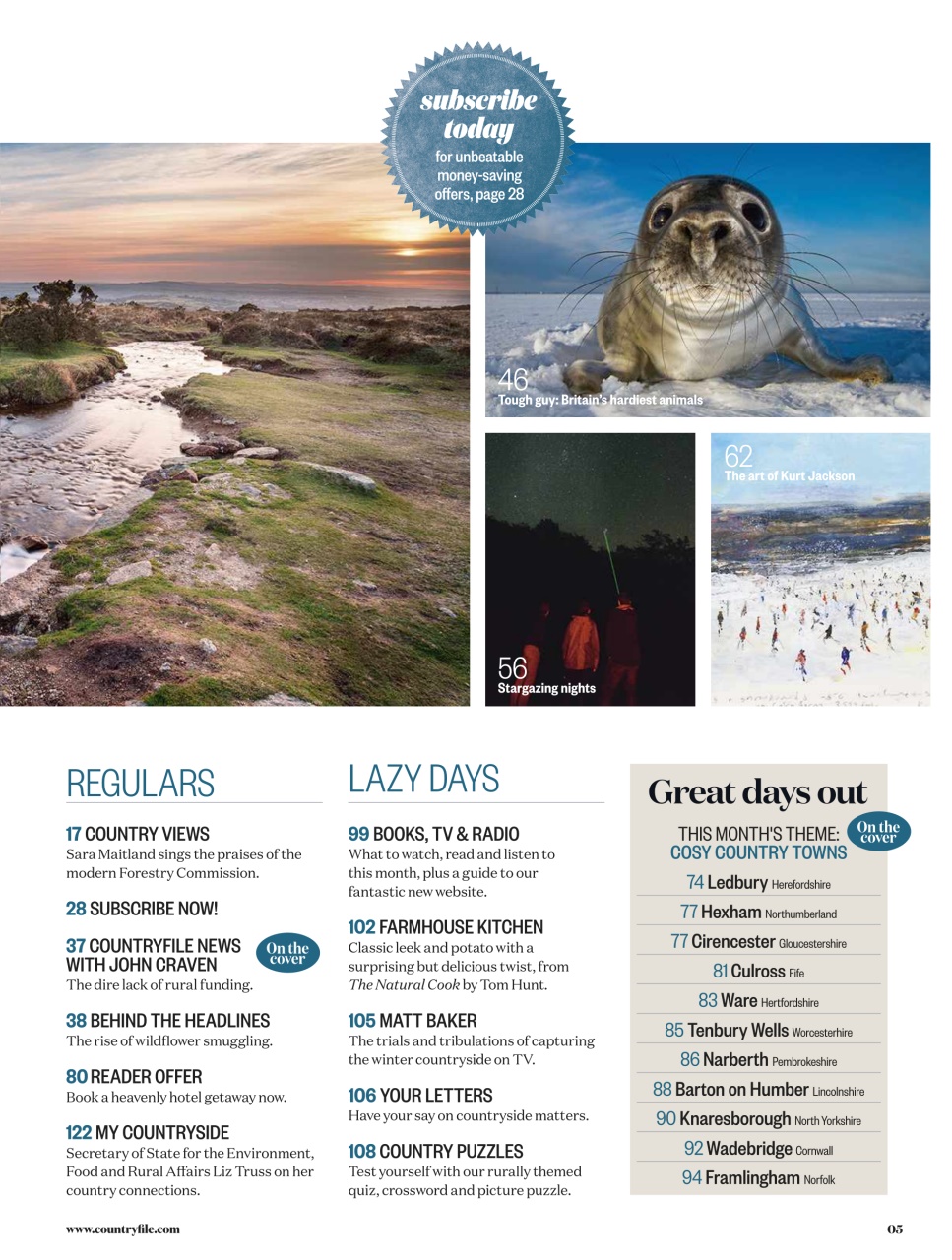 BBC Countryfile Magazine Preview Pages