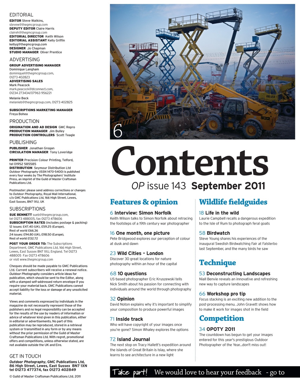 Outdoor Photography Preview Pages