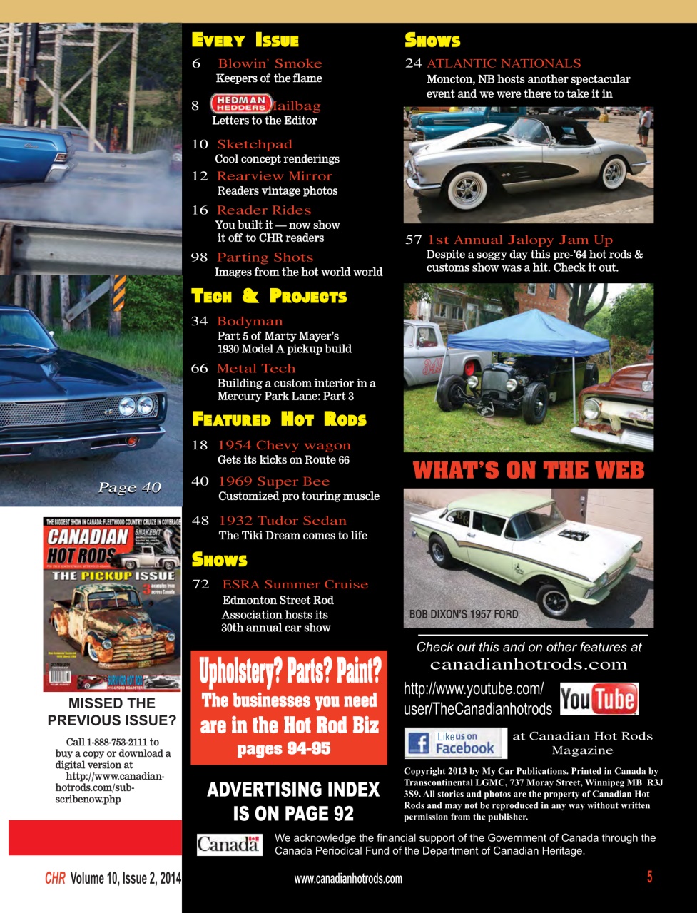 Canadian Hot Rods Preview Pages