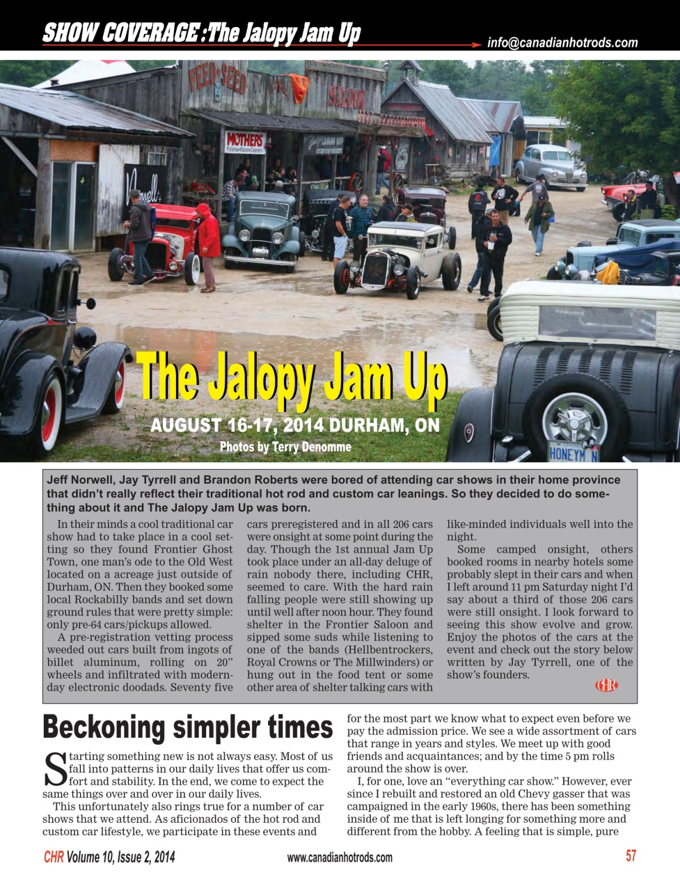 Canadian Hot Rods Preview Pages