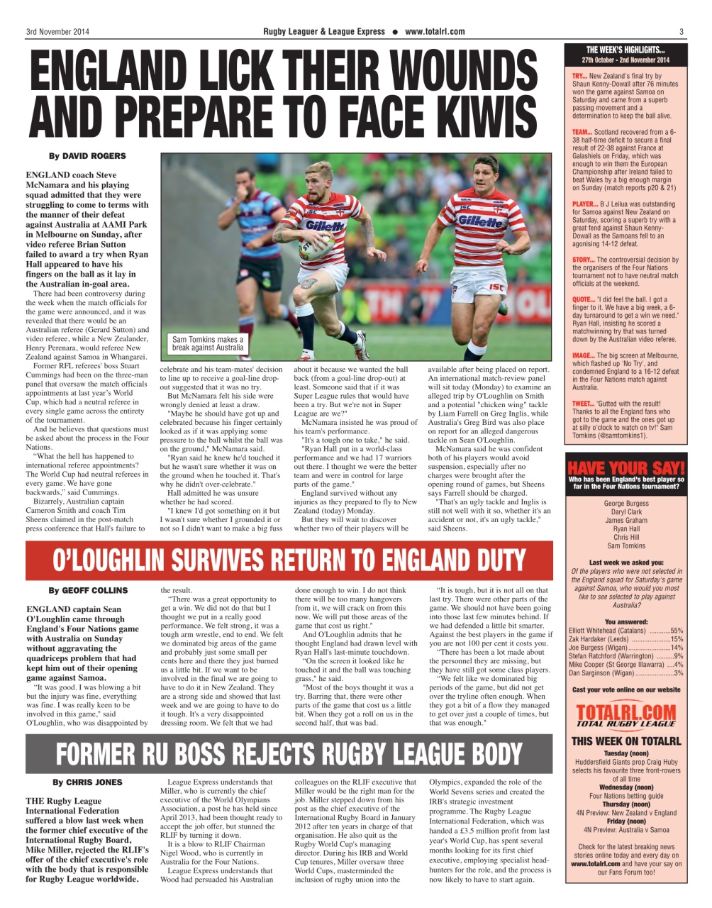 League Express Preview Pages