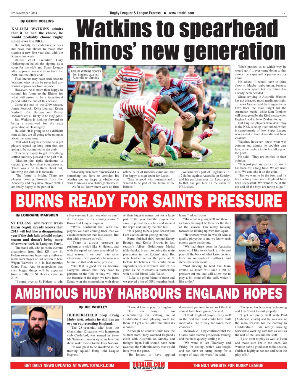 League Express Preview Pages