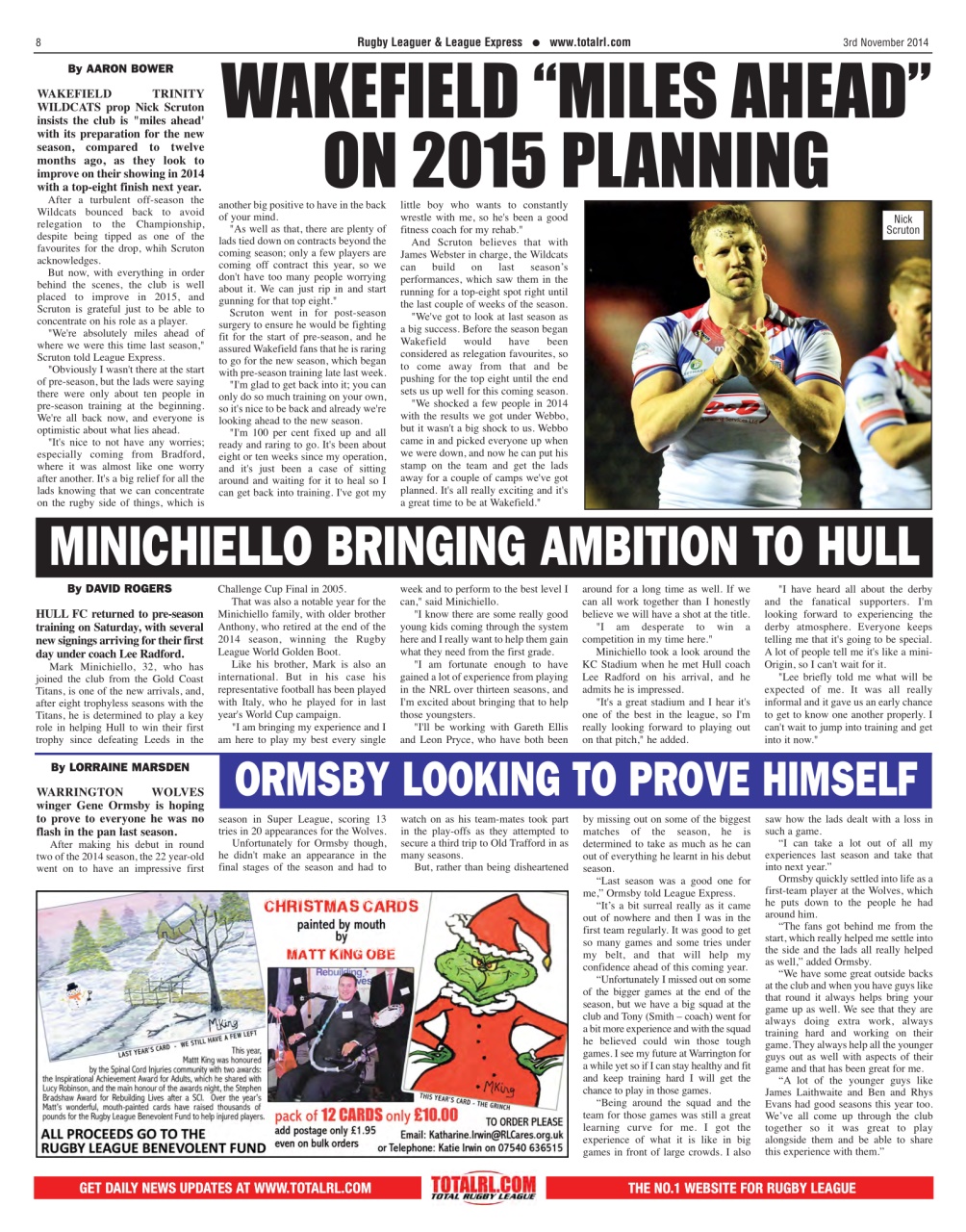 League Express Preview Pages