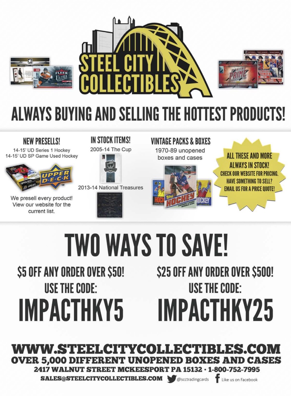 Beckett Hockey Magazine Preview Pages