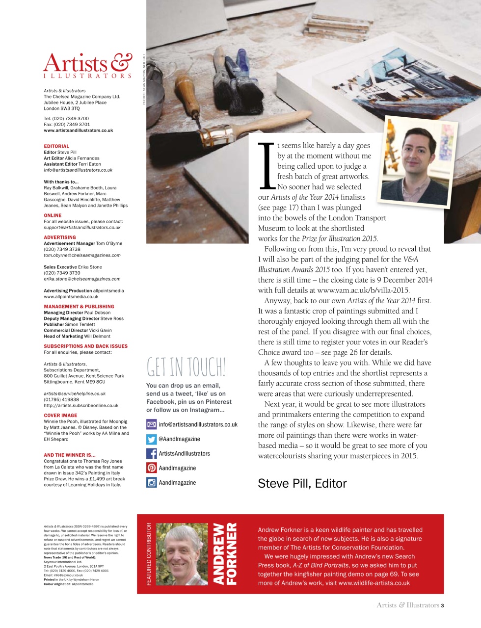Artists & Illustrators Preview Pages