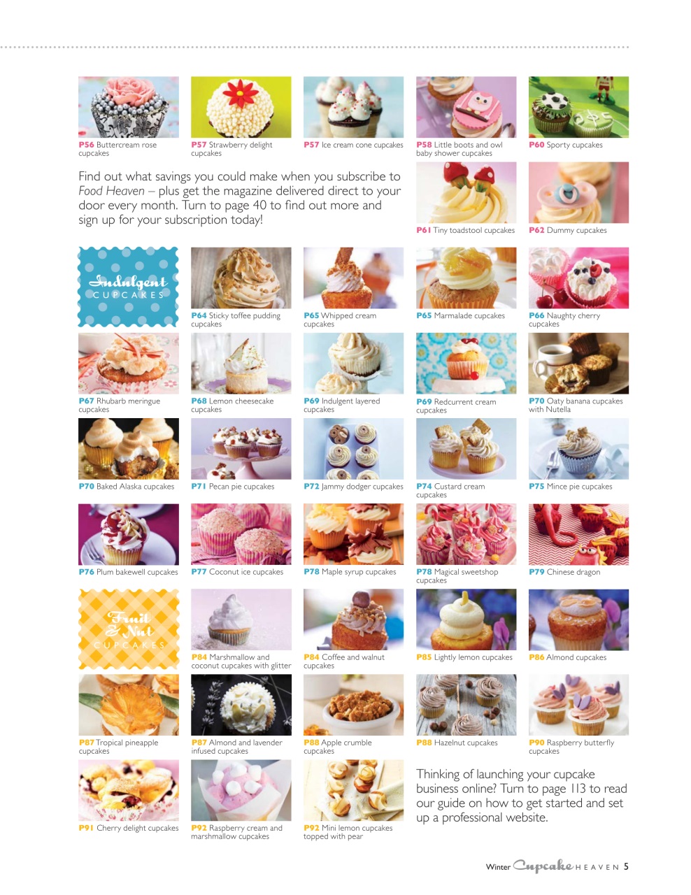 Cupcake Heaven Preview Pages