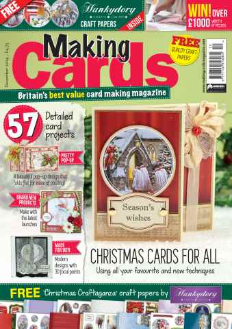 Making Cards & Papercraft issue December 2014