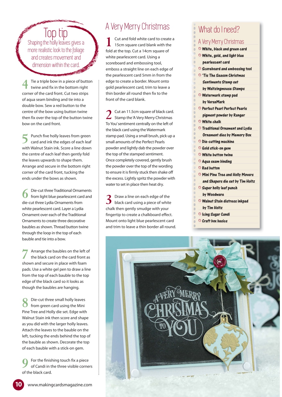 Making Cards & Papercraft Preview Pages