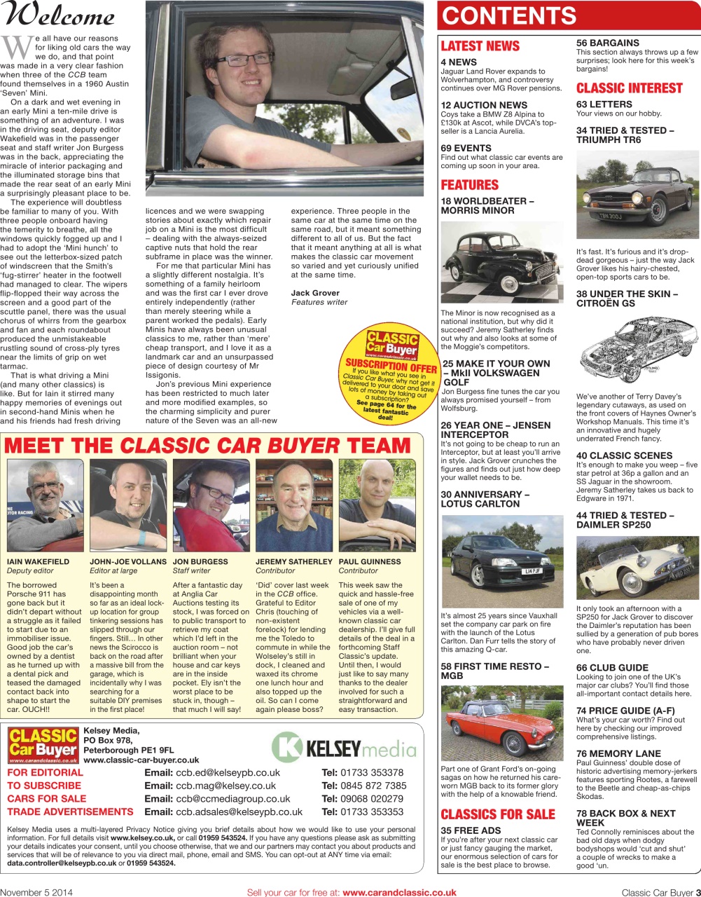 Classic Car Buyer Preview Pages