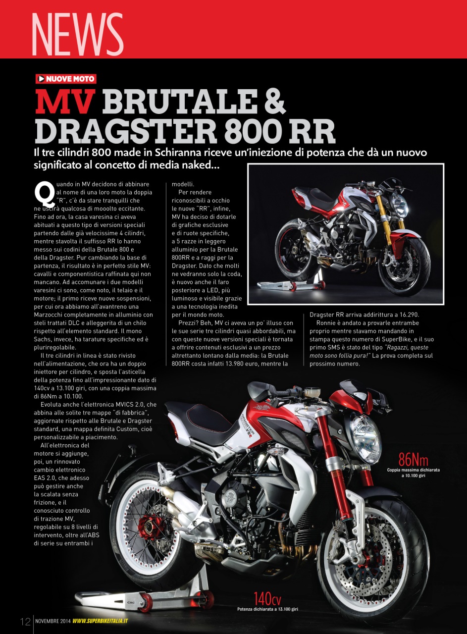 Superbike Italia Preview Pages