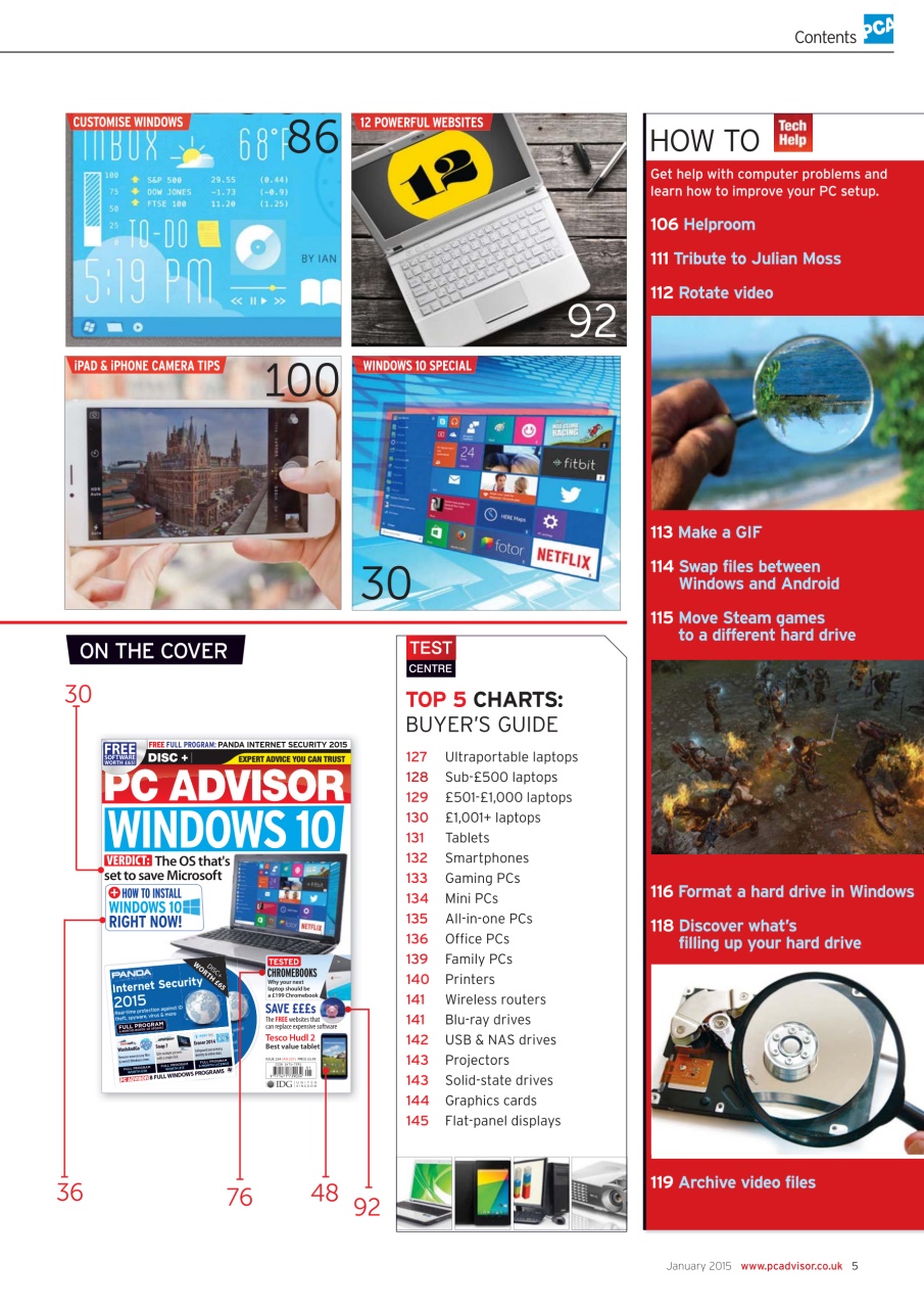 Tech Advisor Preview Pages