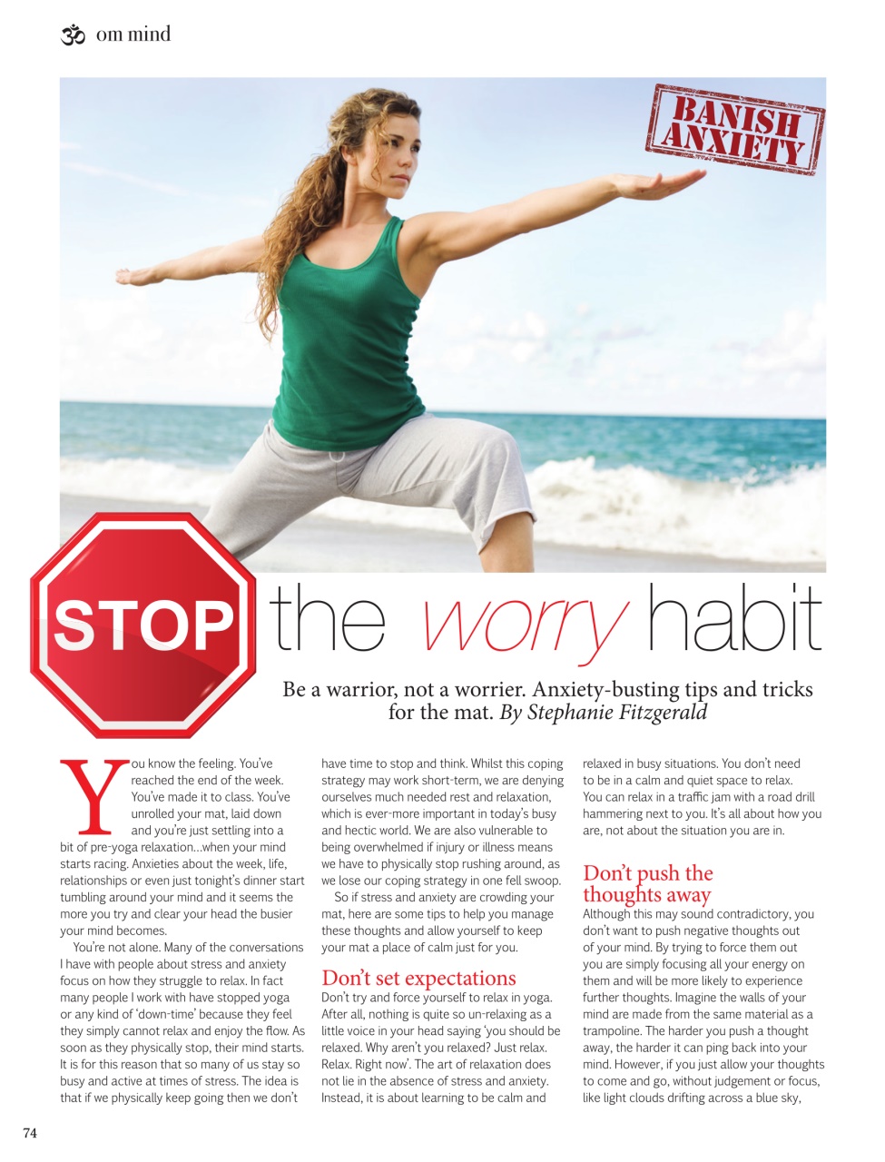 OM Yoga Magazine Preview Pages