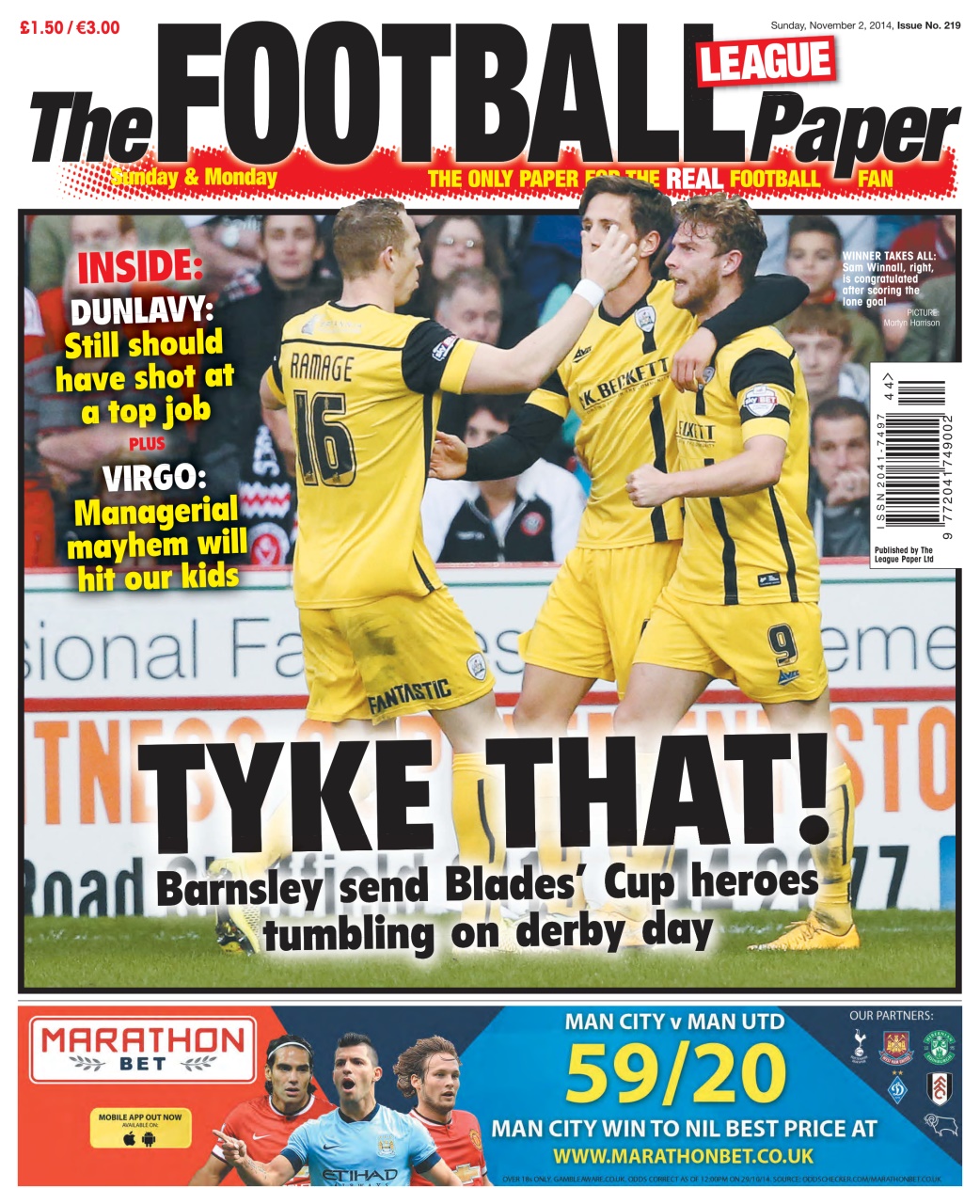 The Football League Paper Preview Pages