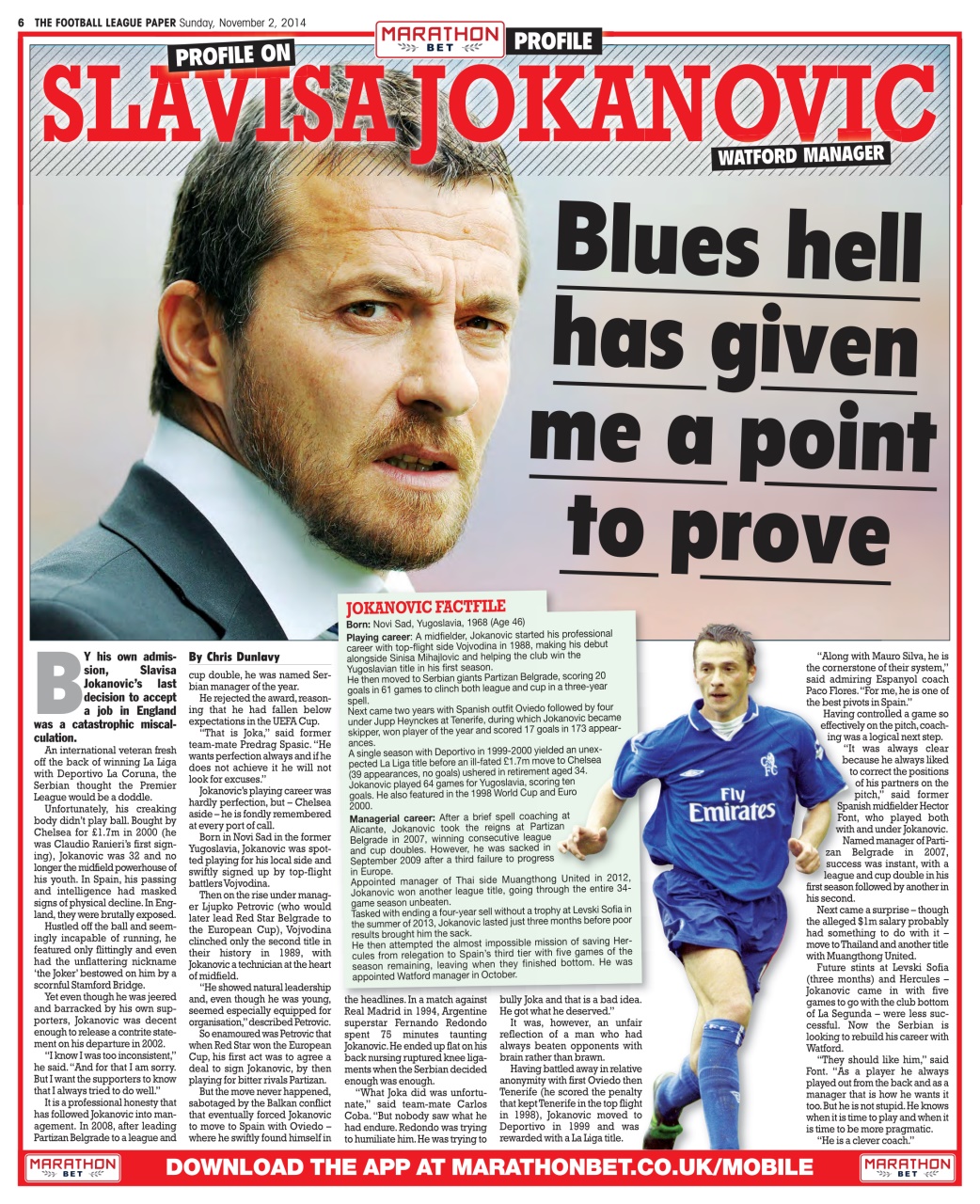 The Football League Paper Preview Pages