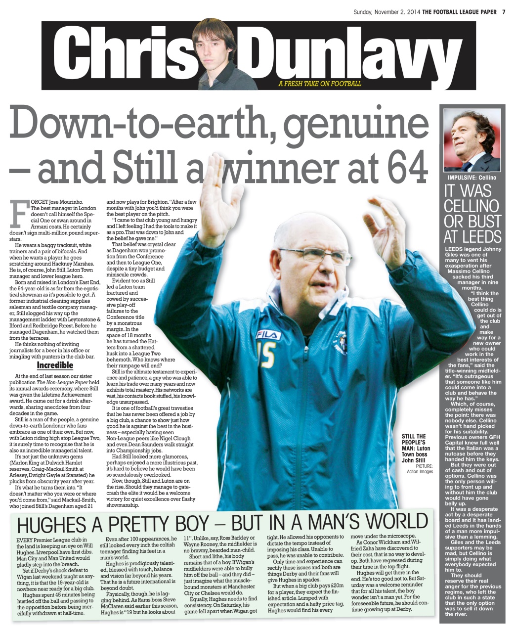 The Football League Paper Preview Pages