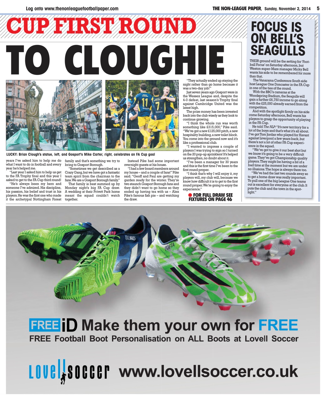 The Non-League Football Paper Preview Pages