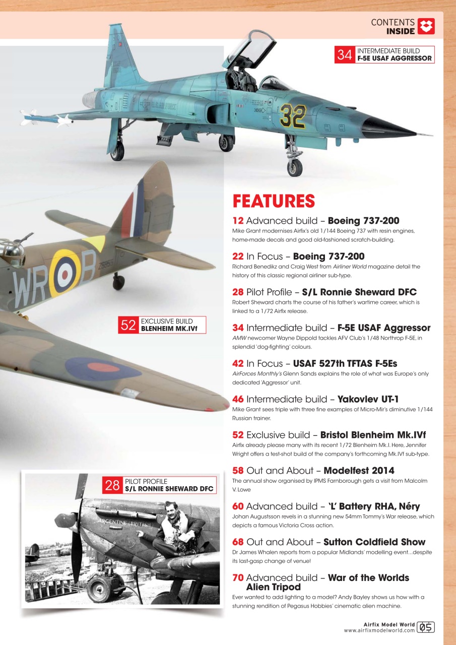 Airfix Model World Preview Pages