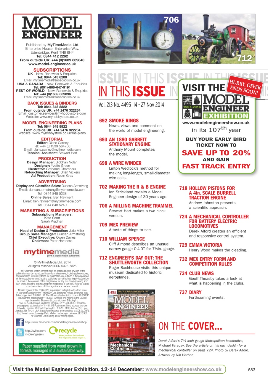 Model Engineer Preview Pages