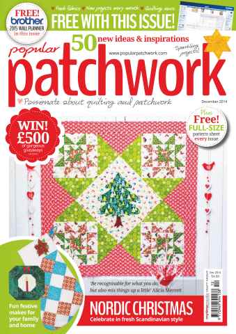 Popular Patchwork Magazine issue December 2014