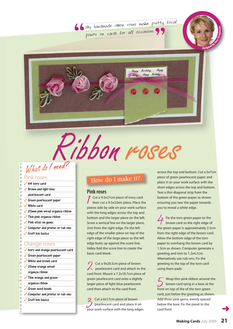 Making Cards & Papercraft Preview Pages