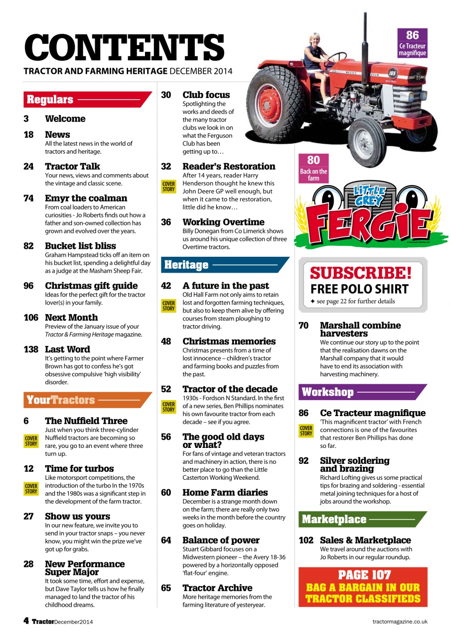 Tractor & Farming Heritage Magazine Preview Pages