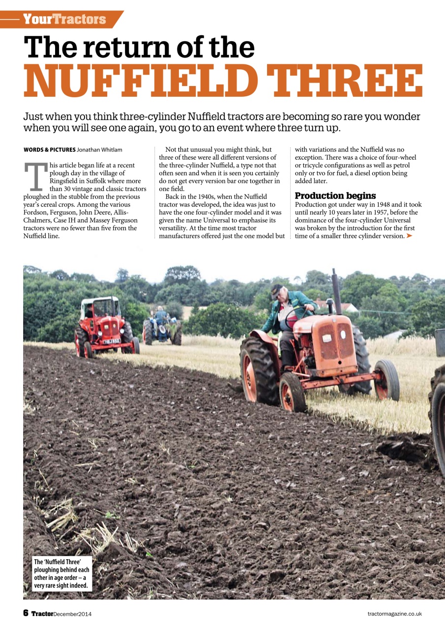 Tractor & Farming Heritage Magazine Preview Pages