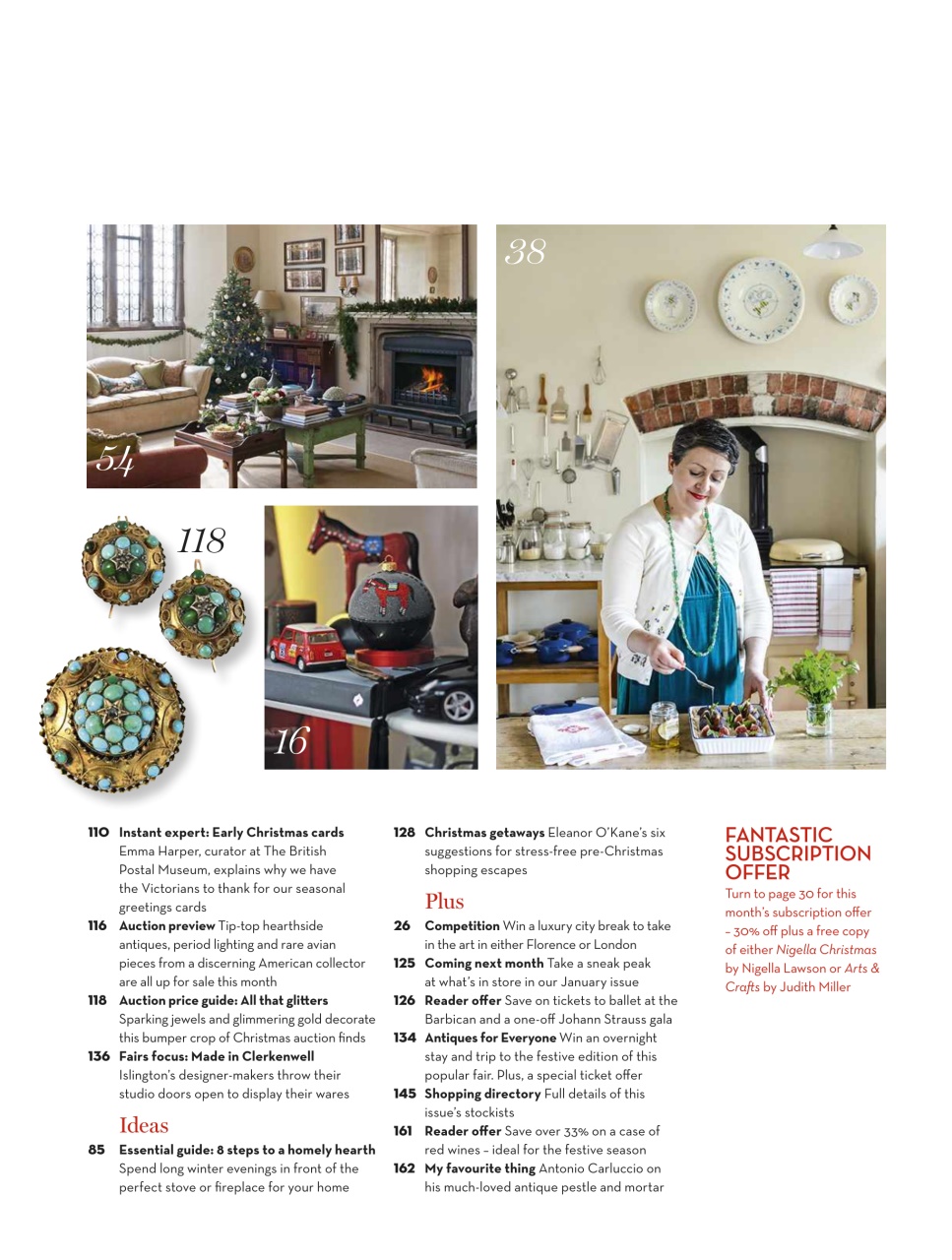 Homes & Antiques Magazine Preview Pages