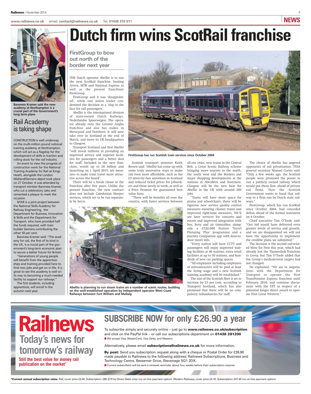 Railnews Preview Pages