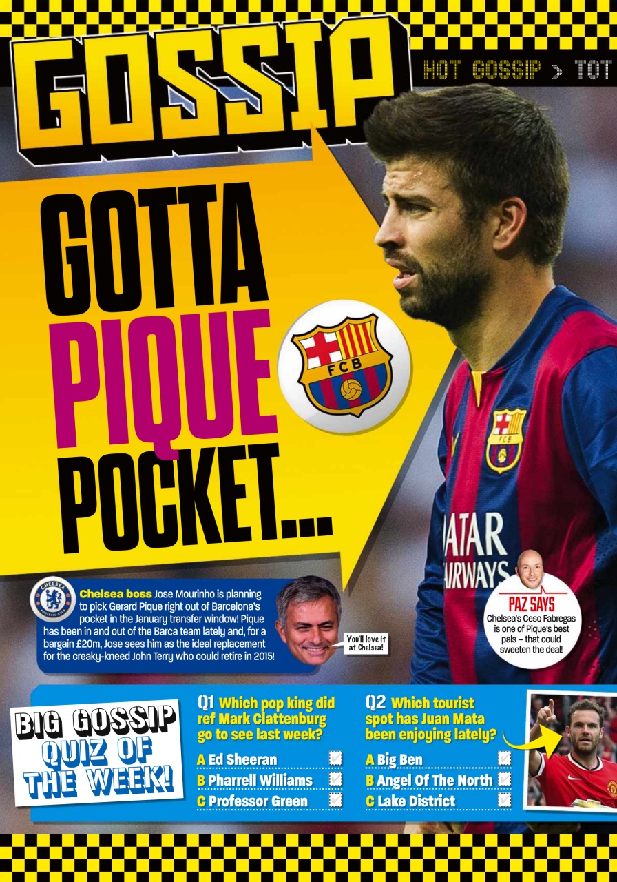 Match of the Day Preview Pages