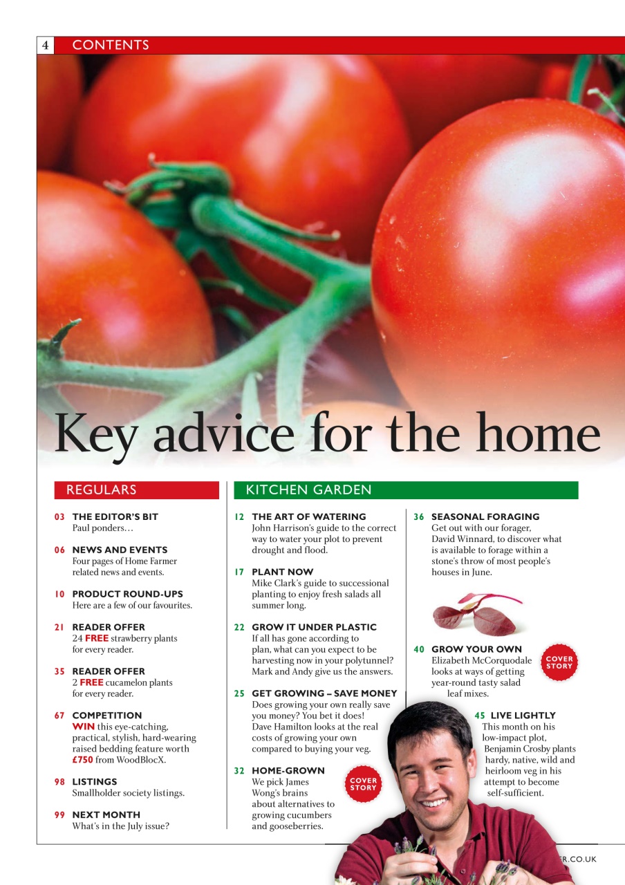 Home Farmer Magazine Preview Pages
